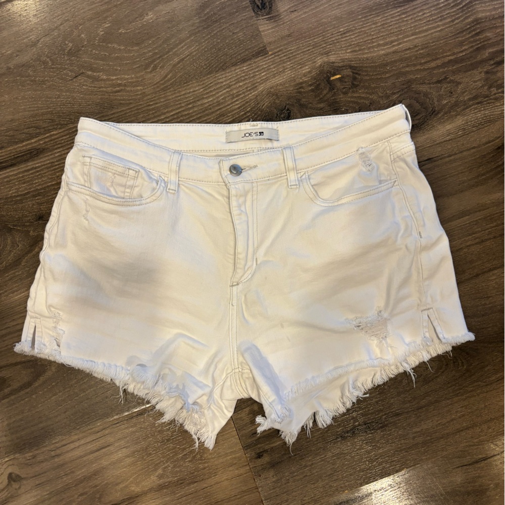 Joe's Jeans White Denim Shorts Size 31